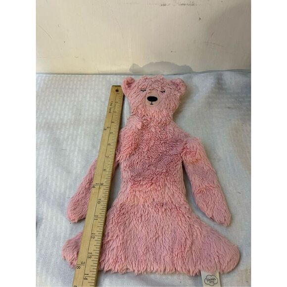 Slumberkins flat pink bears replacement lovey 14x10" - Picture 3 of 5